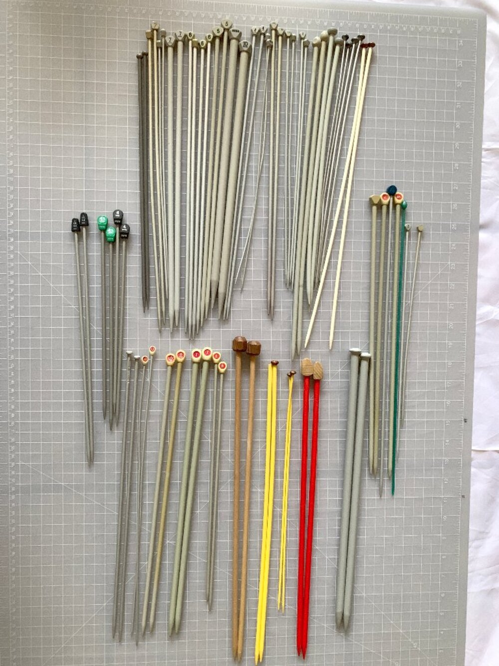 Large Lot of Vintage Knitting Needles